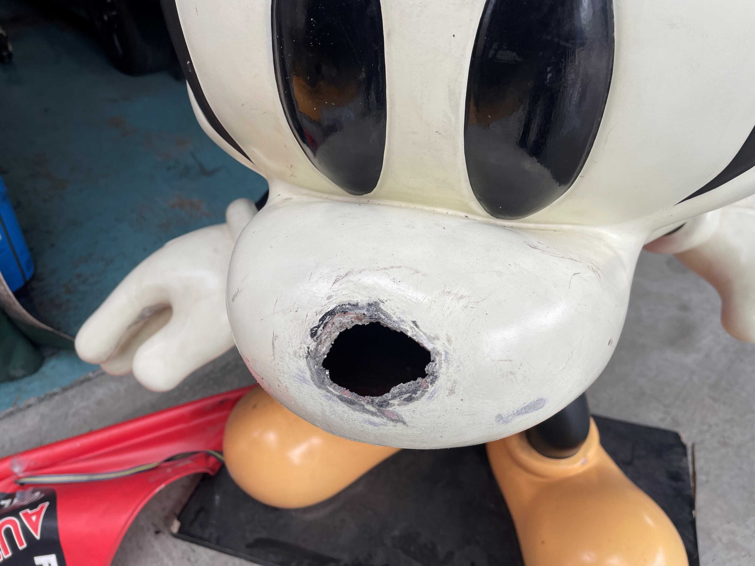 ミッキー負傷！ | 修理屋さんの車検工房｜オートスピリット